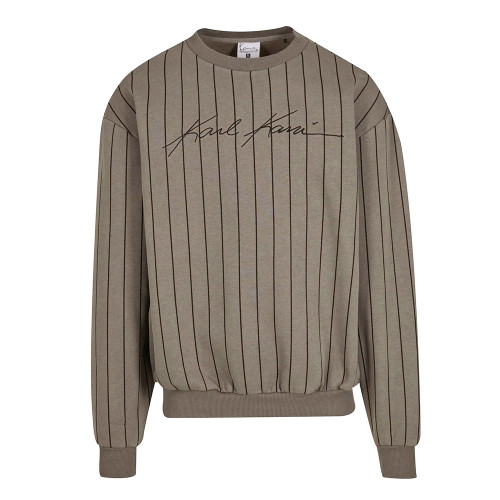 Karl Kani Ανδρικό φούτερ Autograph Pinstripe Sweat OS Crewneck